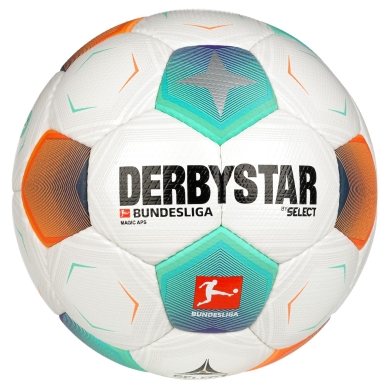 Derbystar Football Bundesliga Magic APS v23 2023/2024 white/green/orange